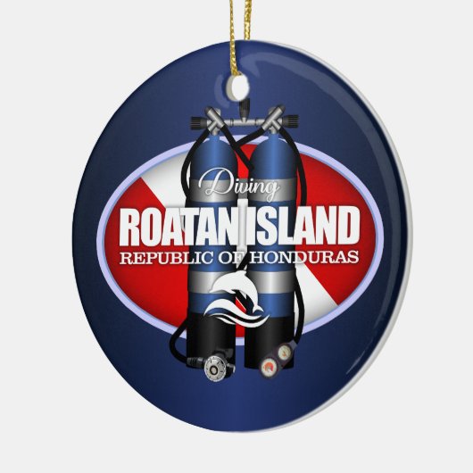 Roatan Island (ST) Keramisch Ornament (Links)