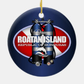 Roatan Island (ST) Keramisch Ornament (Achterkant)