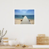 roatán pier poster (Keuken)