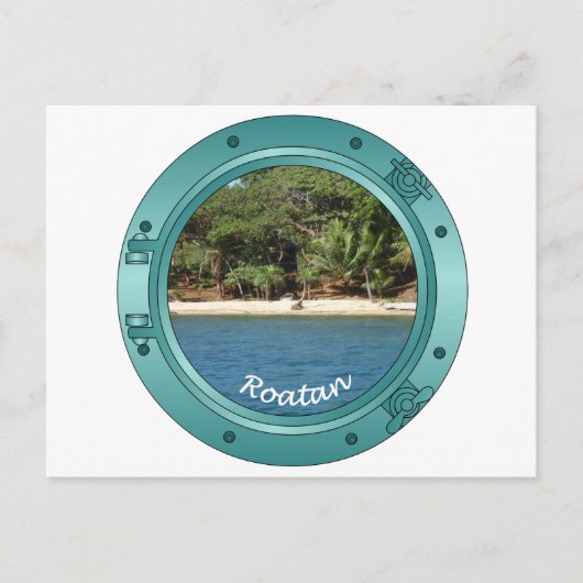 Roatan Porthole Briefkaart (Voorkant)