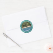 Roatan Porthole Ronde Sticker (Envelop)