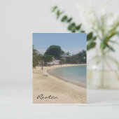 roatán sandy strand briefkaart (Staand voorkant)