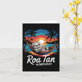 Roatan Sloth, Roatan Honduras Sloth, Roatan Kaart (Gele Bloem)