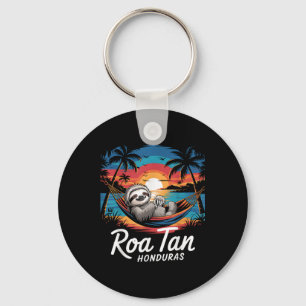 Roatan Sloth, Roatan Honduras Sloth, Roatan Sleutelhanger