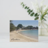 roatán strand briefkaart (Staand voorkant)