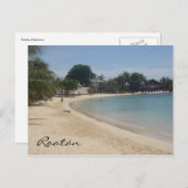 roatán strand briefkaart (Voorkant / Achterkant)