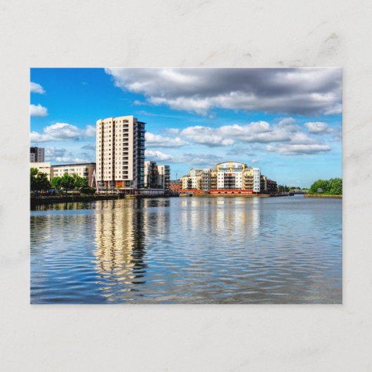 Roath Basin Cardiff Bay Cardiff, Wales 2012 Briefkaart (Voorkant)