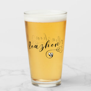 Roazhon, Rennes Flag in Heart, Breton Glas
