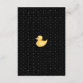 Rob-A-Dub-Dub gele rubberdeklare boeken voor Baby Informatiekaartje (Achterkant)