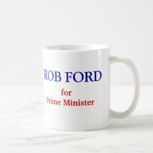 Rob Ford voor eerste minister Koffiemok