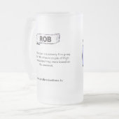 Rob GP Collectors Cup Matglas Bierpul (Voorkant links)