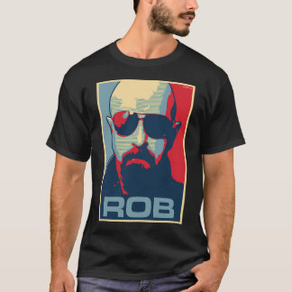 Rob Halford Portret Minimaal Grafisch Metaal Icoon T-shirt