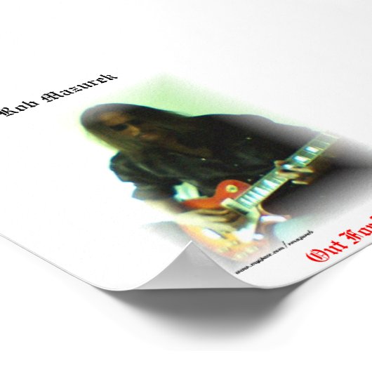 Rob Mazurek - "Out for Blood" Poster (Hoek)