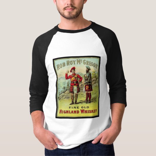 Rob Roy Highland Whiskey T-Shirt (Voorkant)