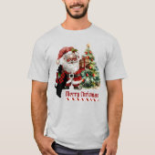 Rob Roy MacGregor Scottie Dog Xmas gepersonaliseer T-shirt (Voorkant)
