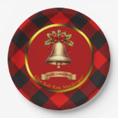 Rob Roy MacGregor Tartan Gepersonaliseerde Kerstmi Papieren Bordje (Voorkant)