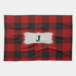 Rob Roy Tartan Rood & Zwart Keuken & Sporthanddoek Theedoek