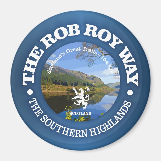 Rob Roy Way (rood) Magneet (Voorkant)