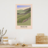 Rob Roy Way Scotlands Great Trails Poster (Keuken)