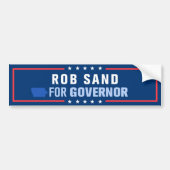 Rob Sand voor gouverneur van Iowa Bumpersticker (Voorkant)