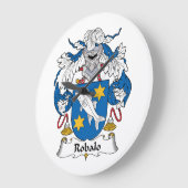 Robalo Family Crest Grote Klok (Hoek)