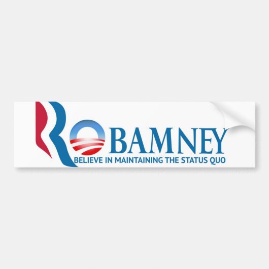 Robamney bumper sticker (Voorkant)
