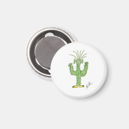 RobArt Cactus Magnet (Voorkant / Achterkant)