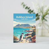 Robbeneiland Zuid-Afrika Briefkaart (Staand voorkant)