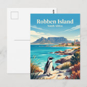 Robbeneiland Zuid-Afrika Briefkaart (Voorkant / Achterkant)