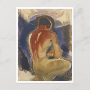 Robber aan de poort van het Paradijs, Helene Schje Briefkaart