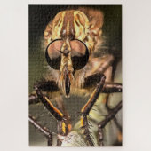 Robber Fly Profile Asildae Artistic Close Up Legpuzzel (Verticaal)