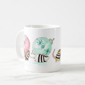 Robber Mice-kerstrecist Koffiemok (Voorkant links)