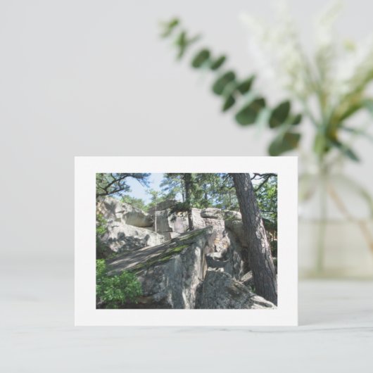 Robbers Caves Oklahoma Briefkaart (Staand voorkant)