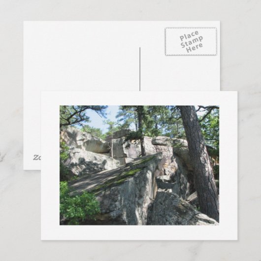 Robbers Caves Oklahoma Briefkaart (Voorkant / Achterkant)