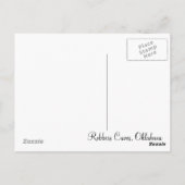 Robbers Caves Oklahoma Briefkaart (Achterkant)