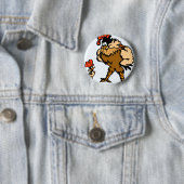Robbey Rooster Ronde Button 5,7 Cm (In situ)