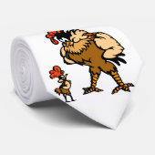 Robbey Rooster Stropdas (Opgerold)