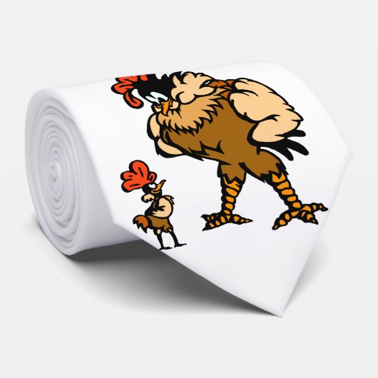 Robbey Rooster Stropdas (Opgerold)