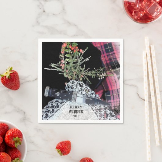 Robbie Burns casual dinerservetten Servetten (Insitu)