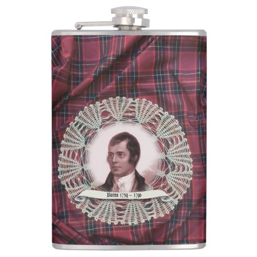 Robbie Burns Highland-kolf Heupfles (Voorkant)