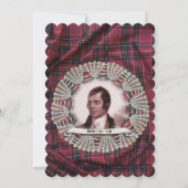 Robbie Burns Highland uitnodiging (Voorkant)