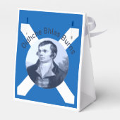 Robbie Burns - In Blue Oidhche Bhlas Burns Saltire Bedankdoosjes (Achterkant)
