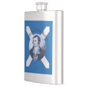 Robbie Burns - In Blue Oidhche Bhlas Burns Saltire Flacon (Links)