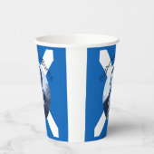 Robbie Burns - In Blue Oidhche Bhlas Burns Saltire Papieren Bekers (Links)