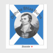 Robbie Burns - In Grey Oidhche Bhlas Burns Sticker (Vel)