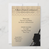 Robbie Burns Maanverlichte Pijper Feestdagenkaart (Voorkant)