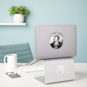Robbie Burns - Oidhche Bhlas Burns Gaelic In Grey Sticker (Laptop op bureau)