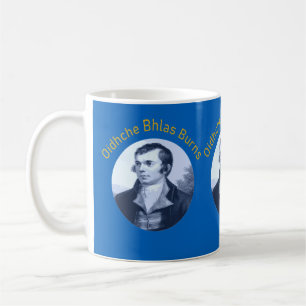Robbie Burns - Oidhche Bhlas Burns Gele Tekst Koffiemok
