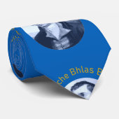 Robbie Burns - Oidhche Bhlas Burns Yellow Text Stropdas (Opgerold)