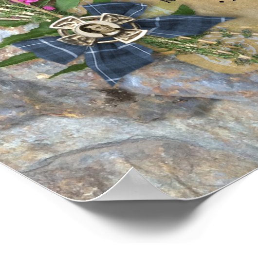 Robbie Burns Rustic - het Poster van de Gebeurteni (Hoek)